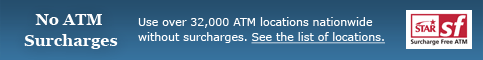 No ATM Surcharges
