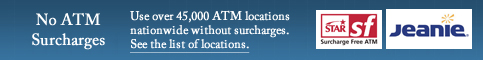 No ATM Surcharges
