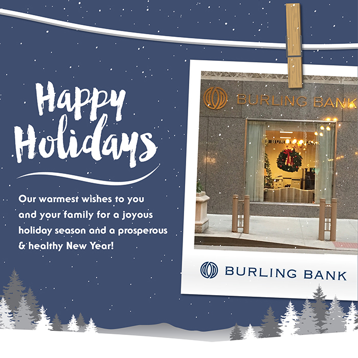 Burling Bank Holiday Card